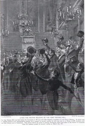 Nach der zweiten Lesung des ersten Reformgesetzes, Illustration aus 